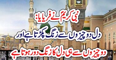 نبی کریم ؐنے فریایا